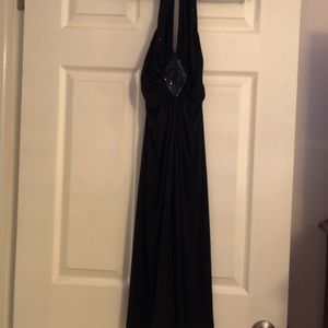 Halter dress with sparkle center